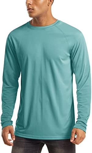 MAGCOMSEN Men's Long Sleeve Shirts UPF 50+ UV Sun Protection Athletic Shirts for Hiking Running Workout Rash Guard by MAGCOMSEN
