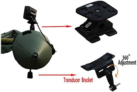 Brocraft Float Tube Fish Finder Mount/Float Tube Transducer Bracket/Float Tube Sounder Mount - Image 2