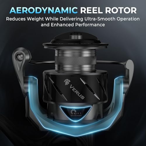KastKing Verus Spinning Fishing Reels with Lightweight Nylitech Body - Image 4