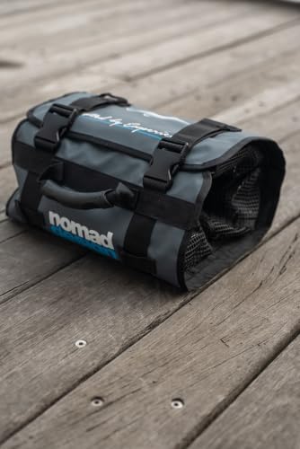 Nomad Design Lure Roll - Medium Size with 6 Pockets Respectively, Portable Waterproof Tarpaulin Fish Lure Bag - Heavy Duty PVC Window, Mesh Cleaning & Drying Tabs - Image 2