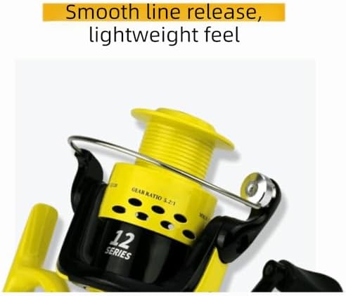 ‌12BB Spinning Fishing Reel - Heavy Duty Metal Body Saltwater & Freshwater Reel with 5.5:1 Gear Ratio, Many Sizes for Bass & Trout - Image 4