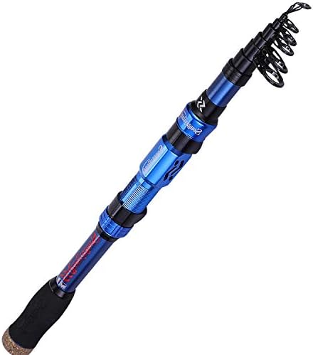 Sougayilang Telescopic Fishing Rod - 24 Ton Carbon Fiber,CNC Machined Reel Seat, Comfortable EVA Handle, Travel Fishing Rod for Bass Trout Fishing by Sougayilang
