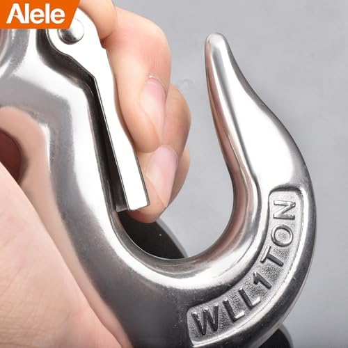 Alele Grab Hooks,1T Crane Scale,Slip Hooks,Stainless Steel Lifting Hook Rigging Accessory (Grab Hooks 1000kg) - Image 2