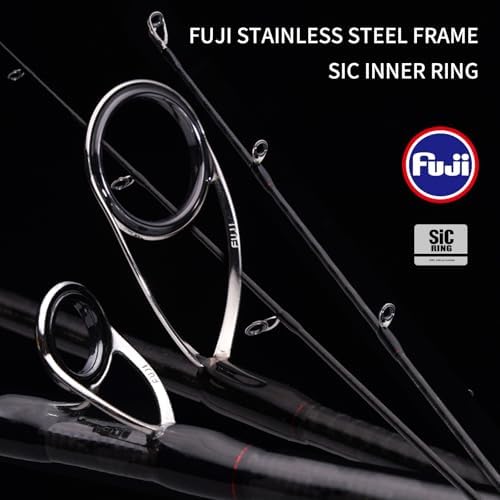 PURELURE Jigging Rods Saltwater Fast Jigging Rod Spinning Baitcasting 6'3'' - Image 6
