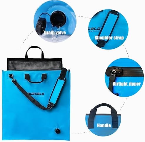 Buffalo Gear Fish Tournament Weigh in Bag for Bass Fishing, Heavy Duty Fish Bag for Caught Fish Waterproof,Leakproof,Puncture Resistant - Image 4
