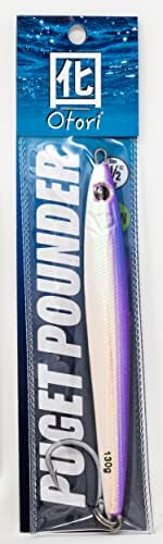 Otori Puget Sound Pounder Jig | Jigging Lure | Glow UV Paint | Assorted Sizes 45g/1.5oz, 70g/2.5oz, 100g/3.5oz & 130g/4.5oz | Fishing Jig | Jig for Halibut, Lingcod, Rockfish, Chinook, COHO & Salmon by BeauMac