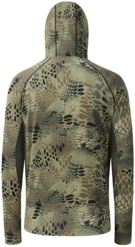 BASSDASH Men's UPF 50+ Camo Long Sleeve Hunting Fishing Hoodie Shirt - Image 2