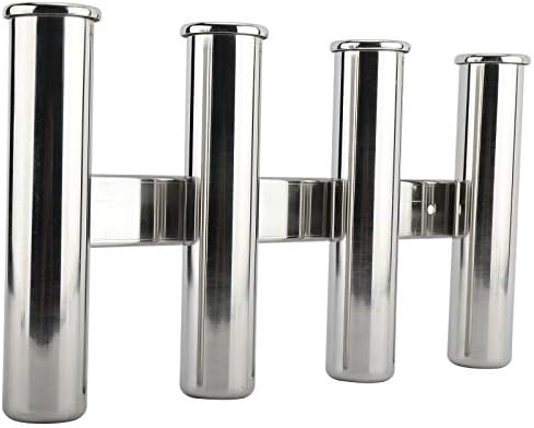 YaeMarine 316 Stainless Fishing Rod Holder 3-8 Tube for Marine Boat Yacht - Image 2