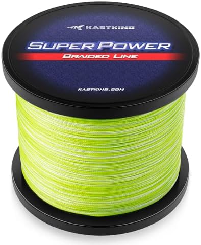 KastKing Superpower Braided Fishing Line, Abrasion Resistant Braid Line by KastKing