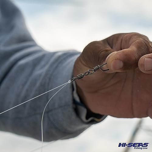 HI-SEAS 100% FLUOROCARBON Fishing LINE Leader - Clear Invisible Leader UNDETECTABLE to Fish, Fast Sinking 6LB-400LB - Image 7