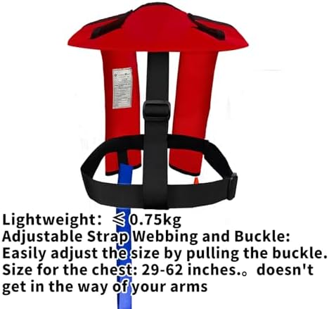 Automatic Inflatable Life Jacket|Life Vest for Adults|PFD Low Profile|Supports up to 330 lbs - Image 5
