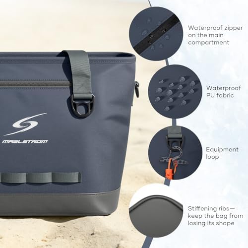 Maelstrom 30 Can Insulated Cooler Bag, Leakproof Soft Ice Chest - Image 5