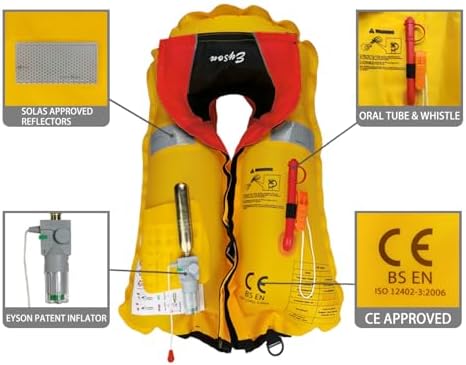 Eyson Slim Inflatable Life Jacket Life Vest Automatic - Image 5