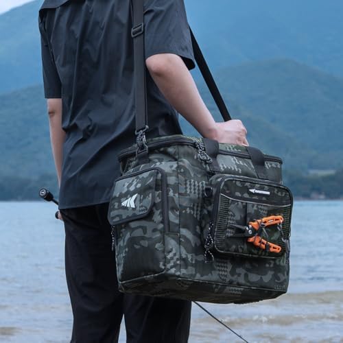 KastKing BaitSpace Tackle Bag with Removable Bait Binder, 4 Tackle Boxes - Image 2