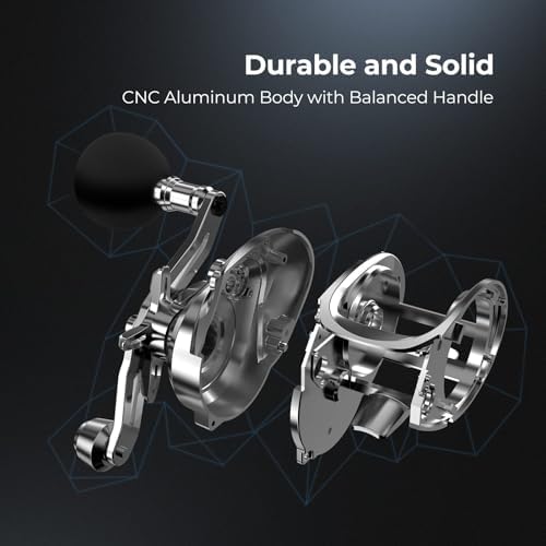 Piscifun Alinox 300 Baitcasting Reel, 33LB Drag, Aluminum Frame - Image 5