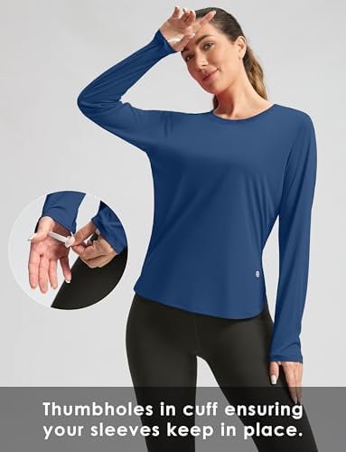 G Gradual Women's Sun Shirts UPF 50+ Long Sleeve Workout Hiking Tops - Image 6