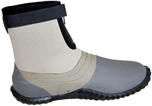 Ray-Guard Reef Wading & Fishing Boots-Hard Soled Vulcanized Rubber Bottom- Lightweight & Waterproof-Unisex-Adults - Image 4