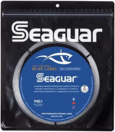 Seaguar Blue Label Big Game Saltwater Fishing Leader Line, 100% Fluorocarbon by Seaguar