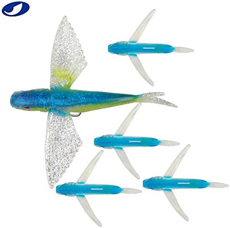 OCEAN CAT Flying Fish Fishing Trolling Lures Baits with Rigged Hook 9/0 for Marlin Tuna Mahi Dolphin Durado Wahoo Big Game Saltwater Fishing Tackle - Image 5