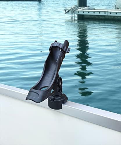 Brocraft Pontoon Boat Accessories/Pontoon Boat Square Rail Mount/Pontoon Boat Rod Holder Mount -Not Drilling Required - Image 2
