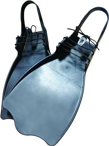 Wading Fins for Float Tube Fishing - Standard Lace Style and Elite Buckle Style Angling Fins for Float Tube Fishing - Fits Boot Sizes 6-13 (Made by Caddis Sports) - Image 3