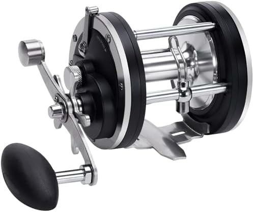Sea Fishing Reel 44-66 LB Max Drag Saltwater Round Conventional Trolling Reel Aluminum CNC 2.8:1/4.4:1 Gear Ratio 5+1/7+1 Bearings for Tuna Salmon Marlin by SAMOLLAFishing