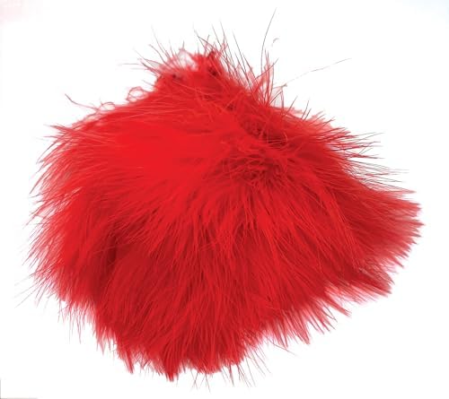 Creative Angler Strung Marabou Bird Feathers for Tying Fly Fishing Flies - Fly Tying Accessories - Perfect Choice for Tail & Wings and Easy to Tie On The Lure by CreativeAngler