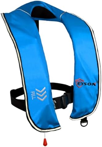 Automatic Inflatable Life Jacket|Life Vest for Adults|PFD Low Profile|Supports up to 330 lbs(YSH701) by morinokawau