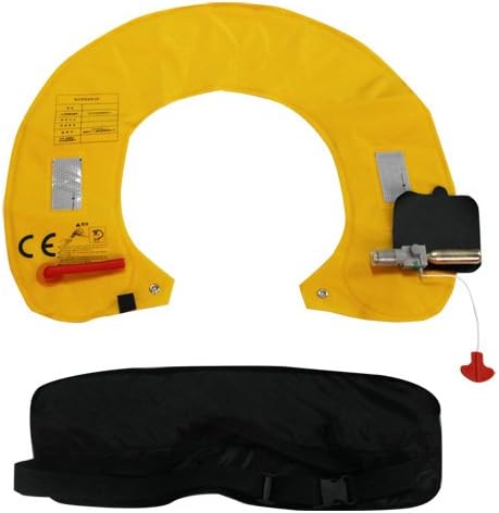 Top Safety Life Belt Pack with Whistle - Auto Inflatable Slim Waist Belt Life Vest Preserver PFD for Boating Fishing Sailing Kayaking Surfing Paddling Rafting Swimming - Adjustable Life Saving Vest - Image 4