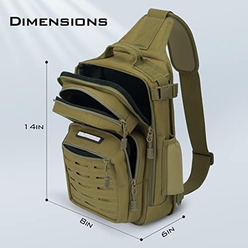KastKing Blowbak Fishing Sling Bag, Fishing Backpack with Rod Holder - Image 4