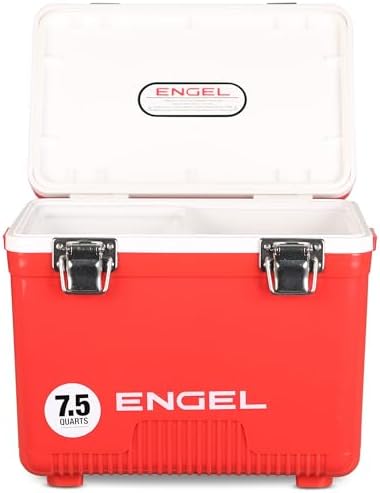 Engel UC7 7.5qt Leak-Proof, Air Tight, Drybox Cooler and Small Hard Shell Lunchbox for Men and Women by ENGEL