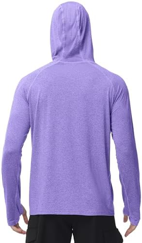 Roadbox Men's UPF 50+ Fishing Shirts, Long Sleeve UV Sun Protection Hoodie - Image 2