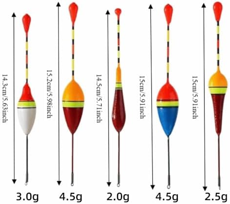 Oval Spring Slip Floats with Foam, Bobber Stopper Spring Stick Slip for Trout, Bass, Catfish, Carp, Lake and General Float Fishing Tackle Use - Image 2