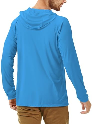 Roadbox Mens Fishing Sun Hoodie, Long Sleeve UPF 50+ UV Protection Shirts - Image 2