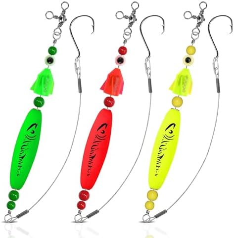 YOTO Santee Cooper Rig, Catfish Rig for Bank Fishing, Catfishing Tackle Rattler Floats, Chunky Rigs Catfish Equipment by YOTO