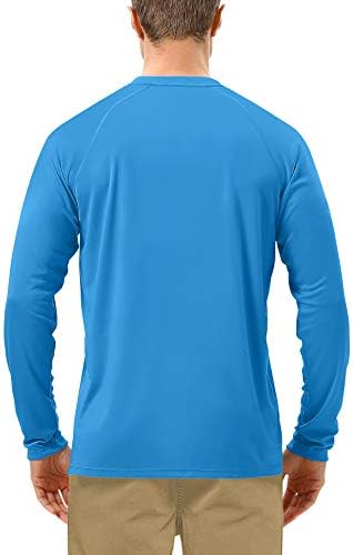 Roadbox Men's UPF 50+ UV Sun Protection Shirts, Long Sleeve Swim Rash Guard - Image 2