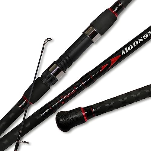 Fiblink Surf Spinning Fishing Rod 2-Piece/4-Piece Graphite Travel Fishing Rod by Fiblink