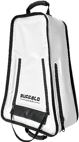 Buffalo Gear Kayak Fish Cooler Bag, 25in Portable Kayak Cooler for Caught Fish,Leak Proof Kayak Fishing Kill Bags with Shoulder Strap by BuffaloGear