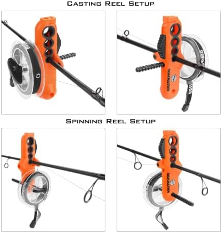 KastKing Kalibrate Fishing Line Spooler, Line Counter & 5" Braid Scissors - Image 4