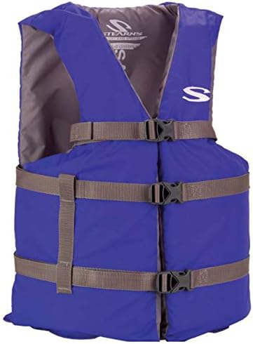 Stearns Adult Life Vest, USCG Approved Type III Life Jacket, PFD for Boating, Swimming, Watersports, & More, Standard & Oversized Fits by Coleman