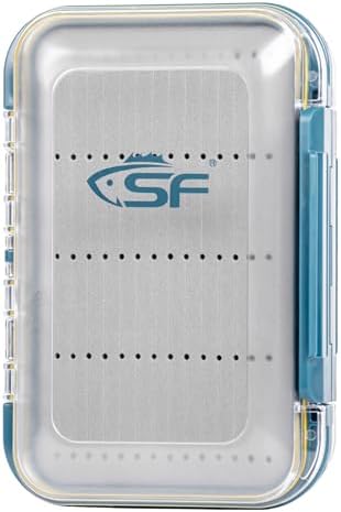 SF Double Sided Waterproof Fly Box With Clear Lid Streamer Foam S 1Pcs by SUNSHINEFISHING