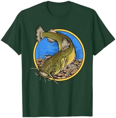 Flathead Catfish Fishing T-Shirt by Hunting+%26+Fishing+Merch