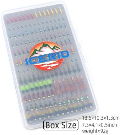 Fly Fishing Flies Assortment, 147pcs/133pcs/126pcs Fly Fishing Lures, Dry/Wet/Nymph/Streamer Flies, Trout/Panfish/Bass Fishing - Image 4