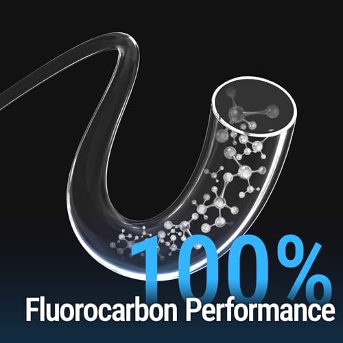 100% Fluorocarbon Fishing Line Clear Leader Line Low Visibility - Image 4