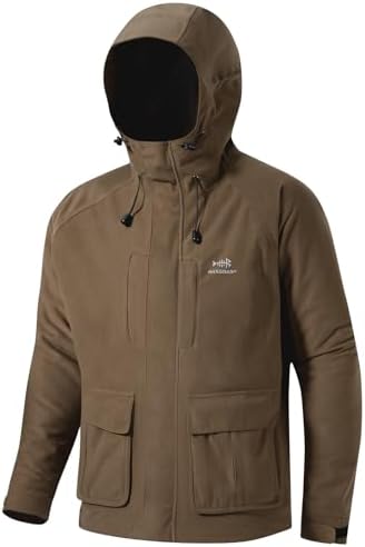 BASSDASH Walker-LW Breathable Waterproof Fishing Hunting Wading Jackets with Silent Outer Fabric for Men Women - Image 2