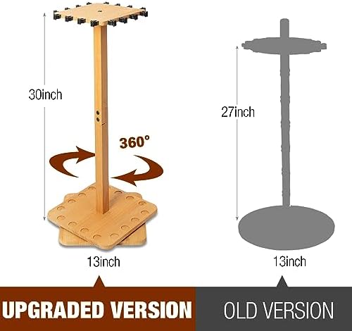 Ghosthorn Rotating Fishing Rod Holder for Garage,Floor Pole Rack for Men - Image 6