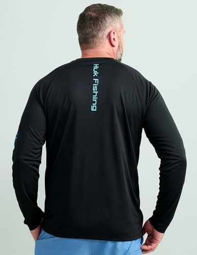 HUK Men's Pursuit Vented Long Sleeve Fishing Shirt (+30 UPF) - Image 3