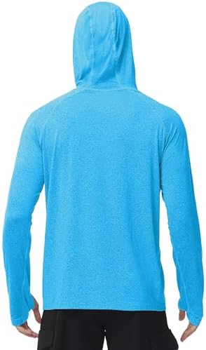 Roadbox Men's UPF 50+ Fishing Shirts, Long Sleeve UV Sun Protection Hoodie - Image 3