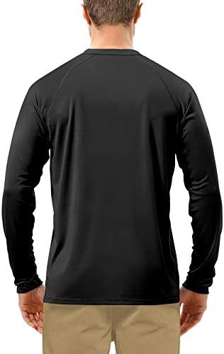 Roadbox Men's UPF 50+ UV Sun Protection Shirts, Long Sleeve Swim Rash Guard - Image 2