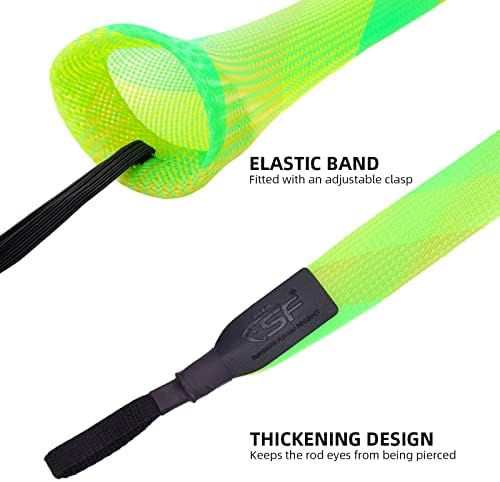 SF Fishing Rod Socks Pole Sleeve Cover Protector Gloves - Image 4